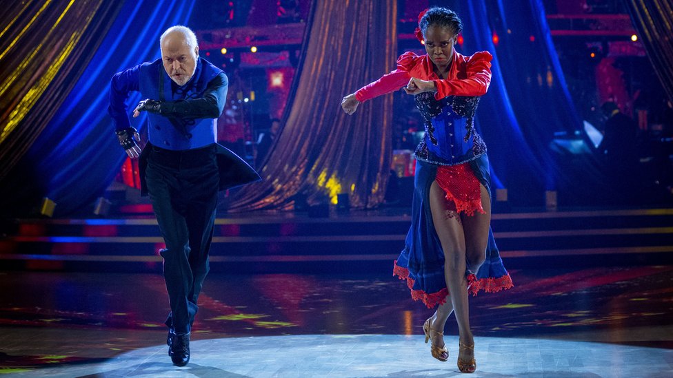 Bill Bailey and Oti Mabuse