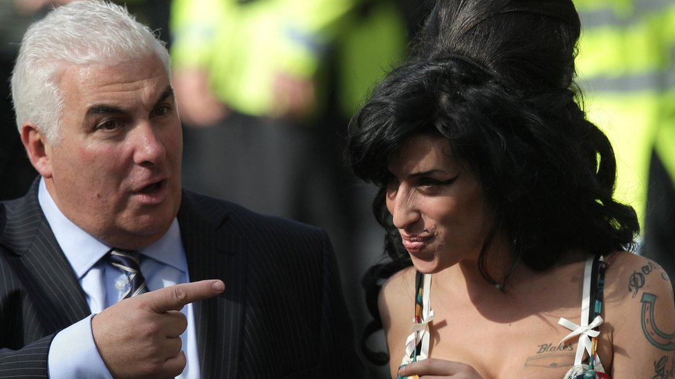 Mitch y Amy Winehouse