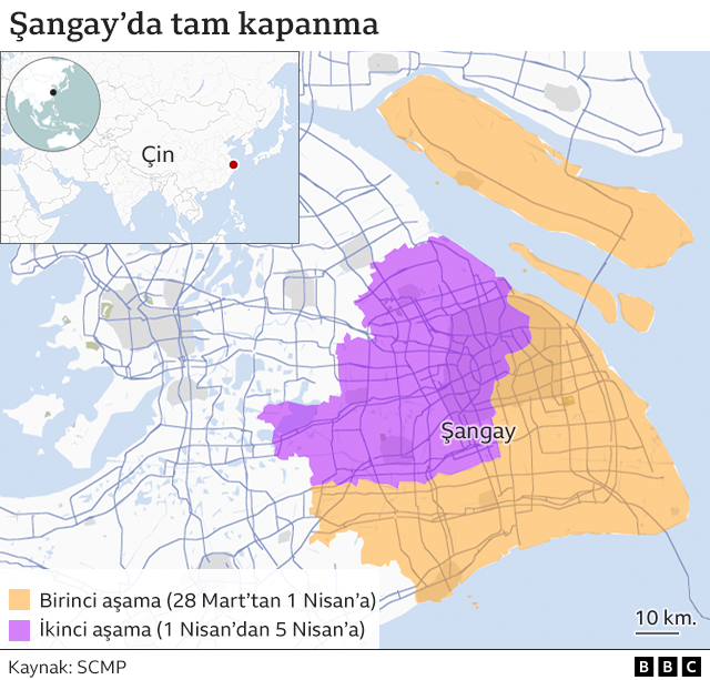 Şangay covid veri harita