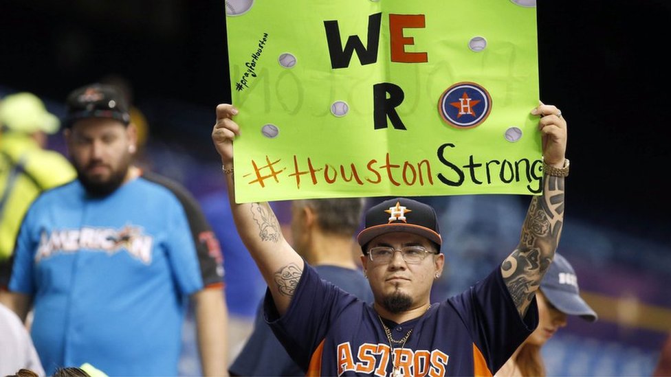 Houston Astros' World Series win after Hurricane Harvey: Online