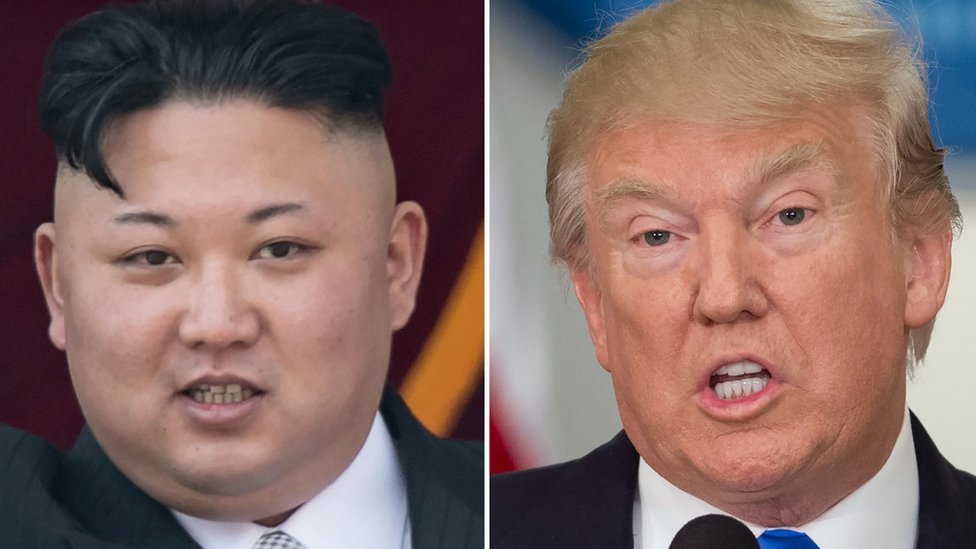Kim Jong-un y Donald Trump