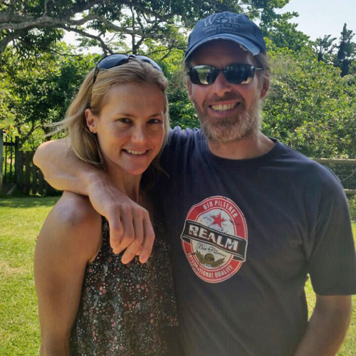 Stephen está ansioso por recuperar el tiempo perdido. Stephen y Catherine McGown (Foto: Stephen McGown)