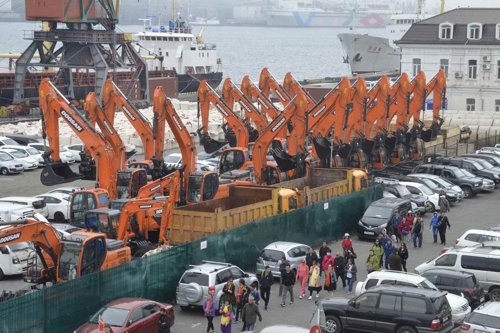 Korea Utara, Vladiwostok, Rusia, Mangyongbong