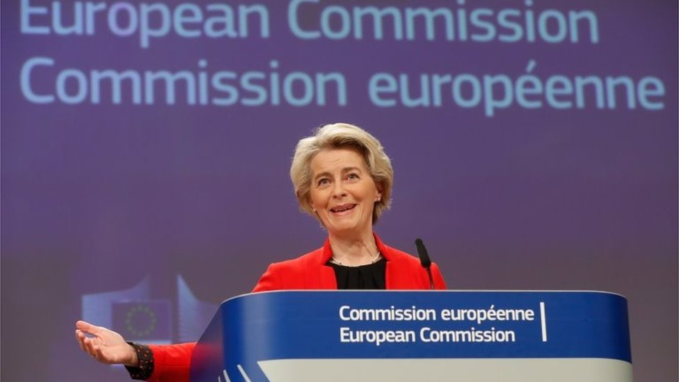 Ursula von der Leyen, la presidenta de la Comisión Europea