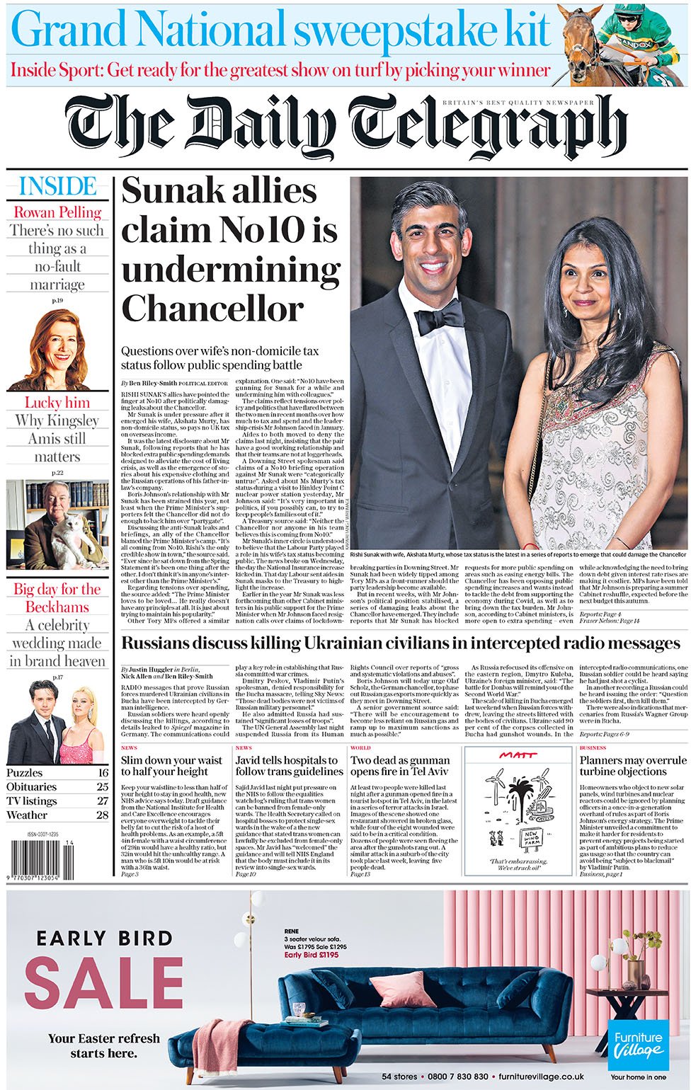 The Daily Telegraph 8 nisan