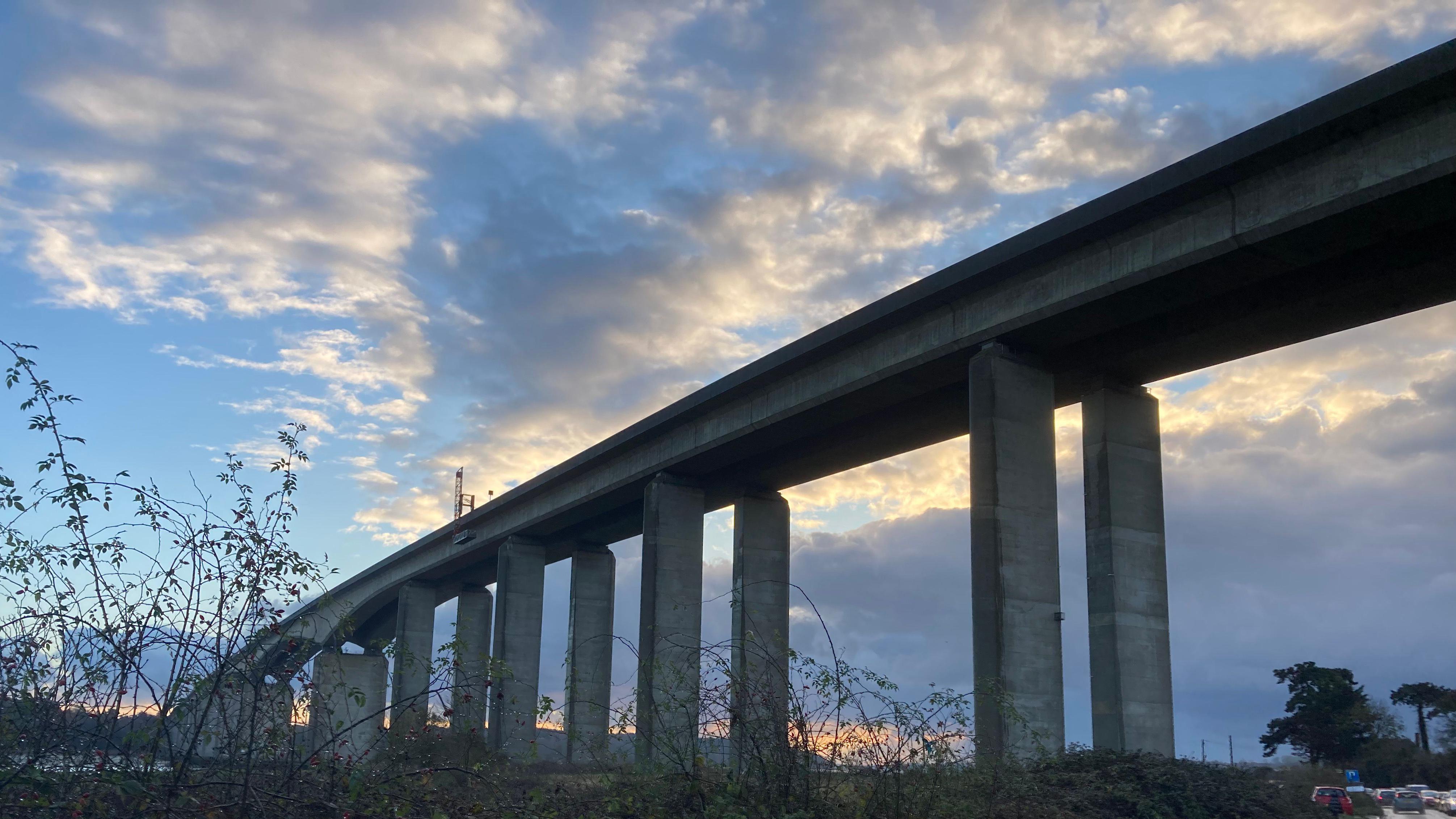 A14 Orwell Bridge reopened after police incident BBC News