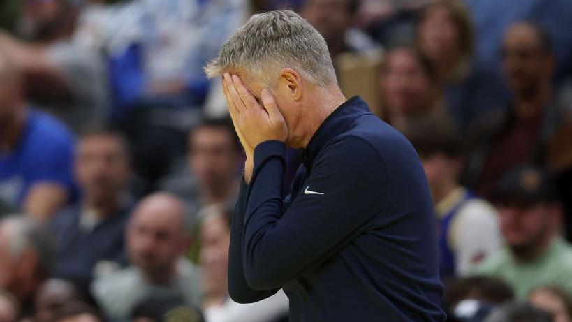 NBA results: Steve Kerr criticises Warriors after Nuggets defeat - BBC Sport