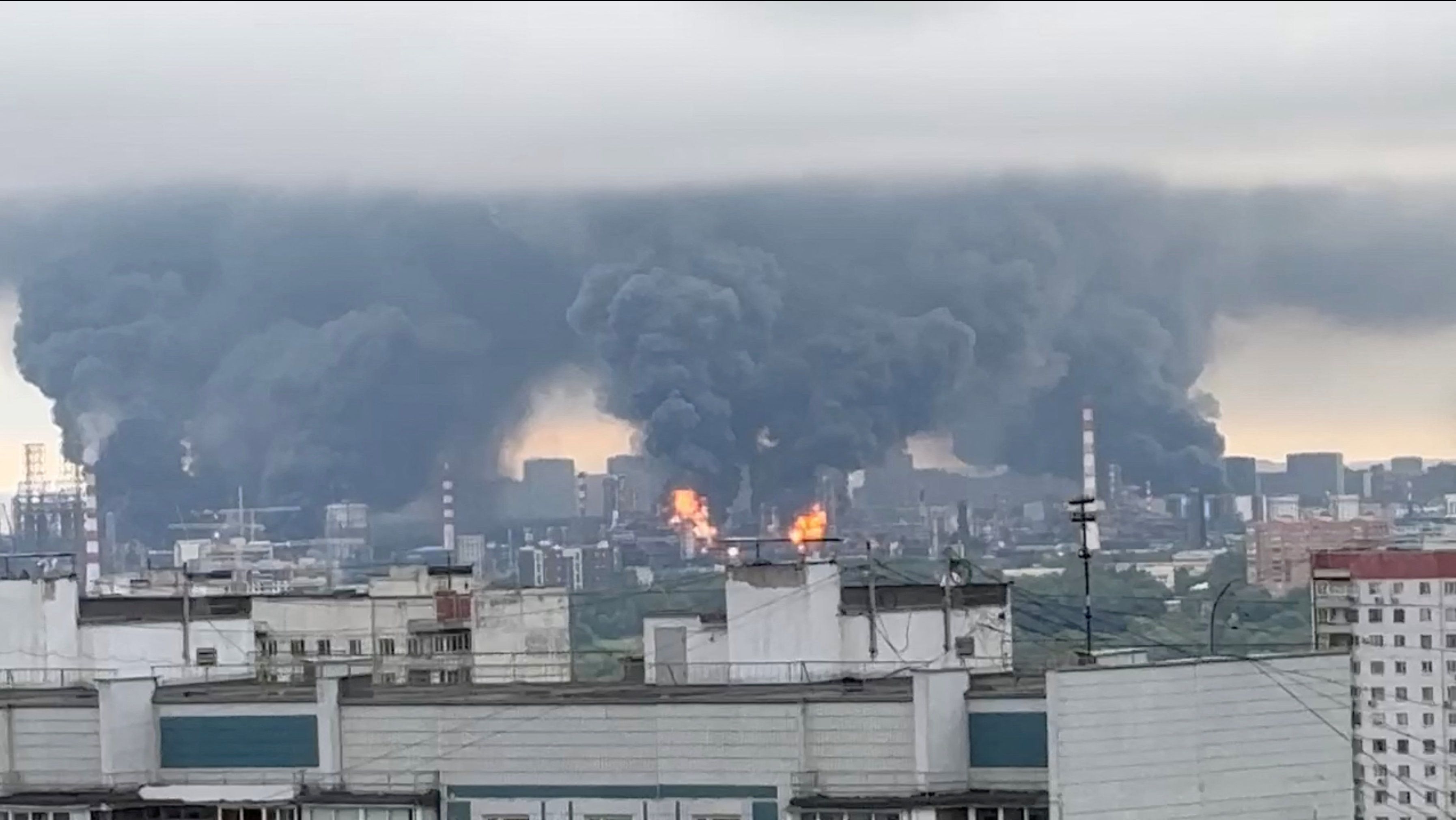 Moscow Hit by 'Largest Ukrainian Attack' Since Full-Scale War Began