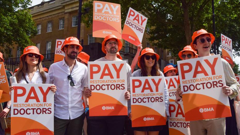 Why are resident doctors striking and what do they earn?
