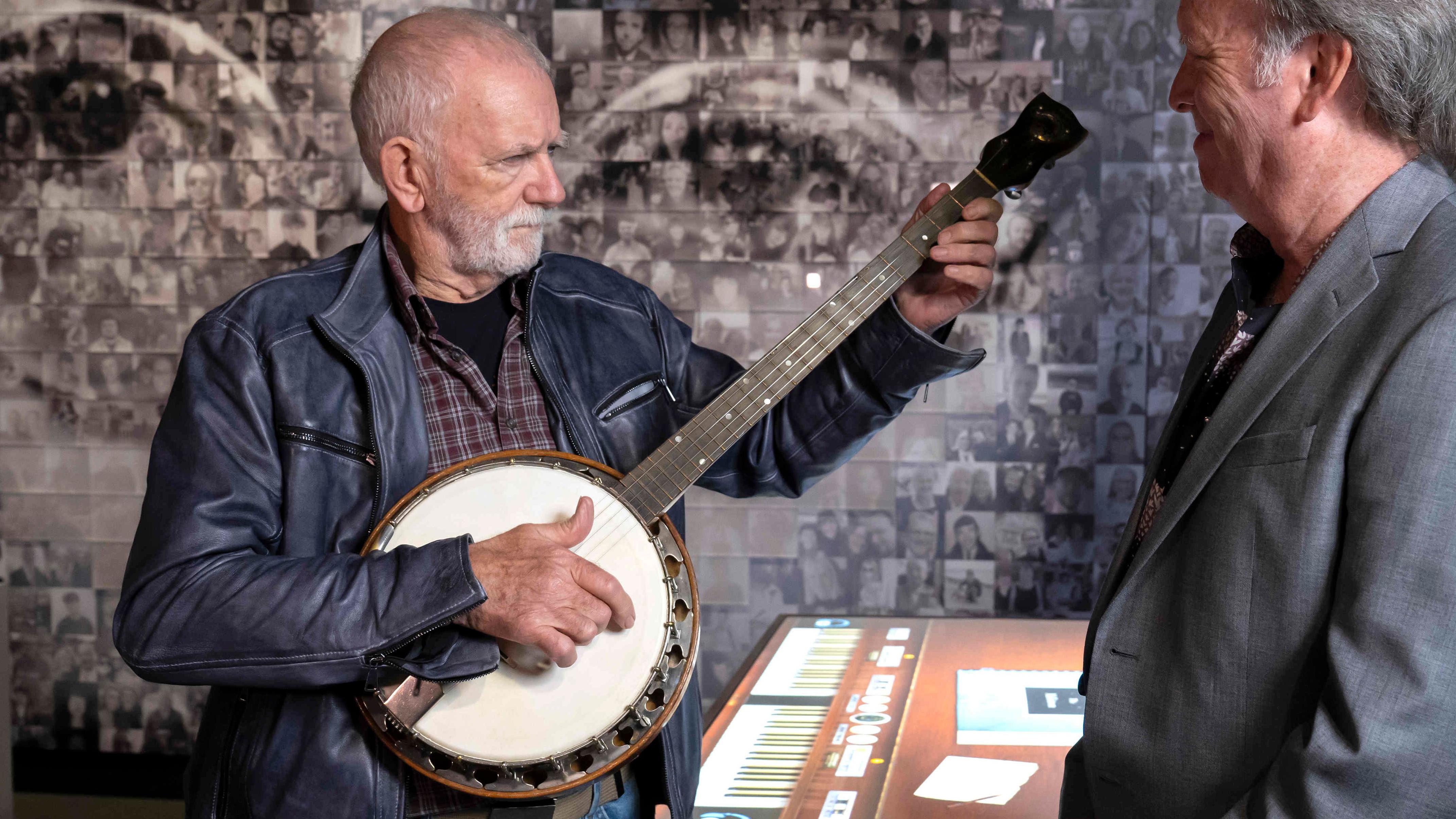 John Lennon's banjo goes on show at Strawberry Field