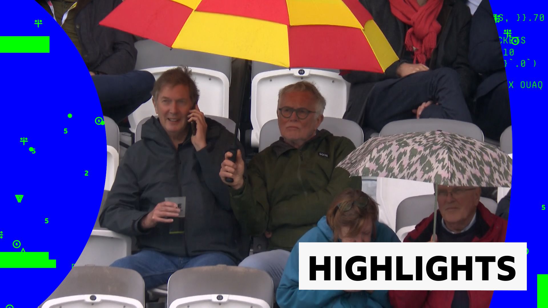 Highlights: Robinson stars again but England frustrated by rain