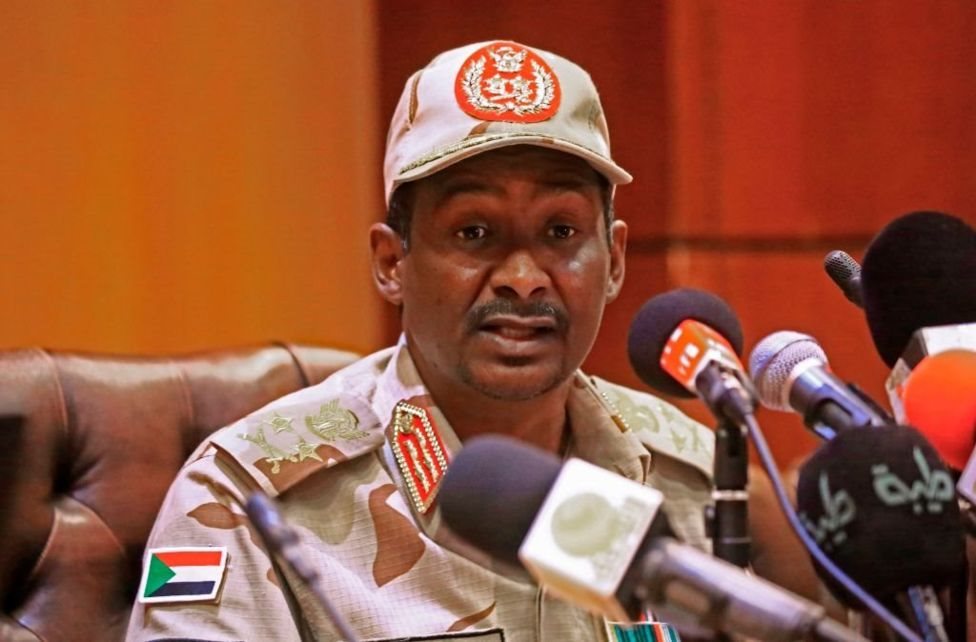 محمد حمدان دقلو (حميدتي) نائب رئيس المجلس العسكري الانتقالي في السودان