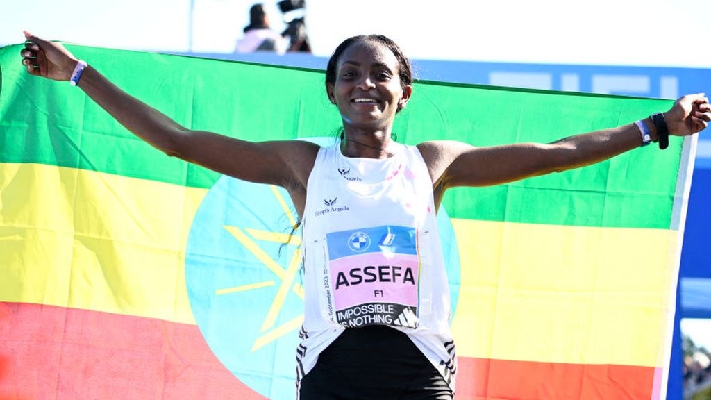 Ethiopias Tigist Assefa smashes womens marathon world record in Berlin