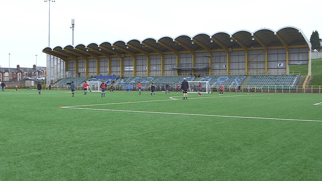 Barry Town United's home ground Jenner Park