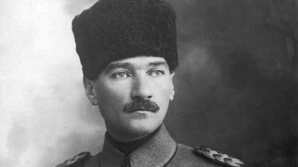 Mustafa Kemal Atatürk.