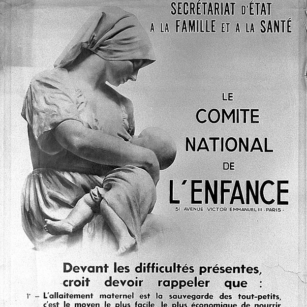 Poster promoviendo dar pecho en Francia