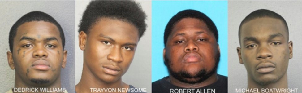Dedrick Williams, Trayvon Newsome, Robert Allen, Michael Boatwright