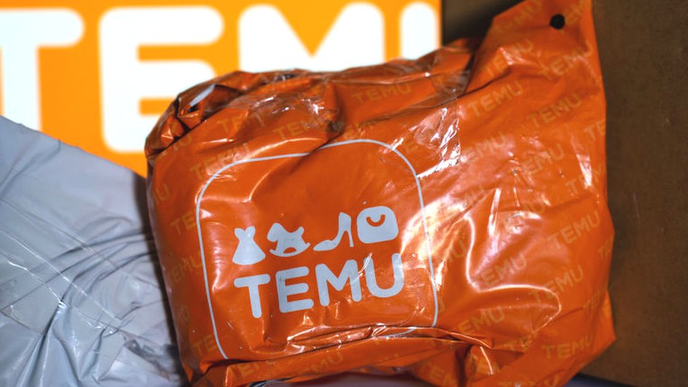 電商平台Temu郵寄的包裹