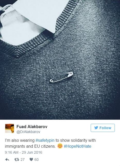 safety pin solidarity