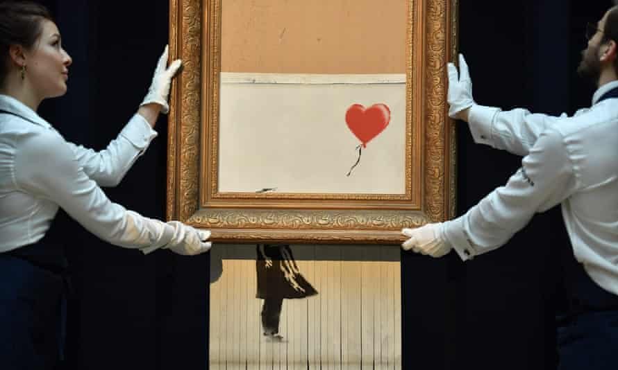 Banksy 'Kırmızı Balonlu Kız' eseri
