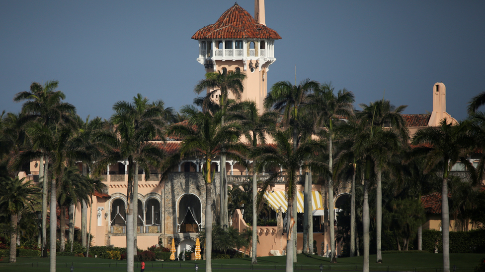 Mar-a-Lago, residencia de Donald Trump Trump en Florida.