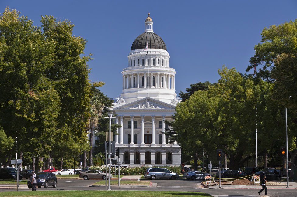 La capital estatal de California, en Sacramento.