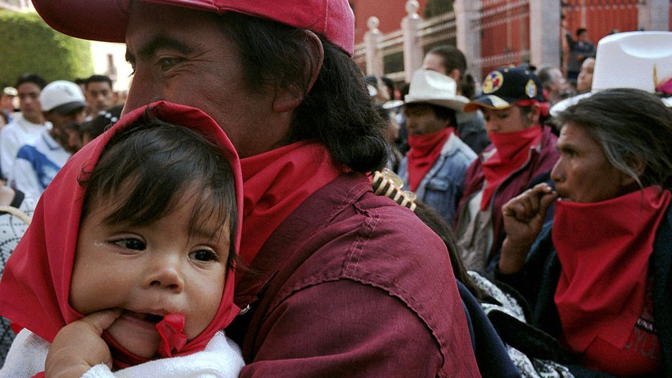 Protestas en México contra la desigualdad y la pobreza en 2021.