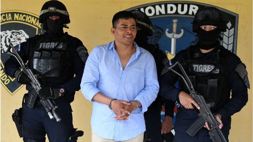 Numerosos narcotraficantes han sido extraditados por Honduras a EE.UU. bajo el gobierno de JOH. Sospechoso de narcotráfico en Honduras