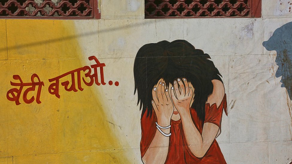 A wall painting that says Beti Bachao - Save the Daughters