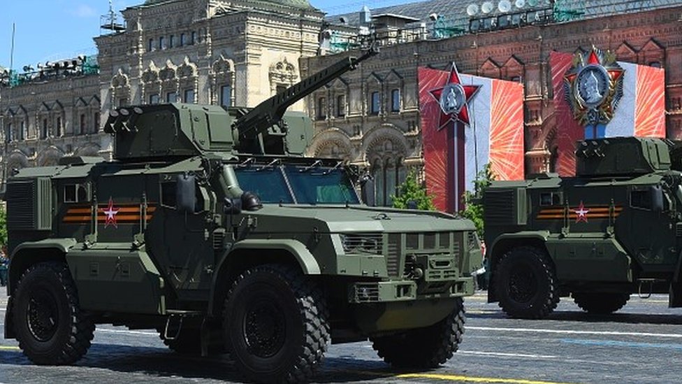 Taifun-VDV protected vehicles during the Victory Day military parade in Red Square marking the 75th anniversary of the victory in World War II, on June 24, 2020