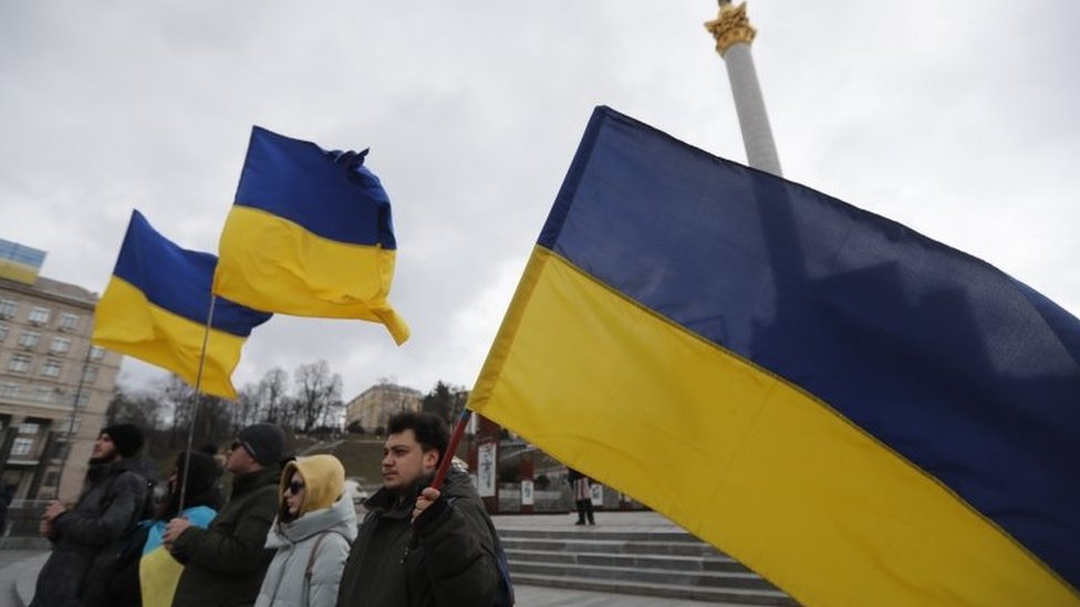 جمهور وأعلام أوكرانية