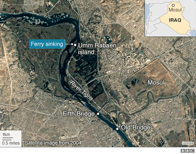 Iraq Ferry Sinking Nearly 100 Dead In Tigris River Bbc News