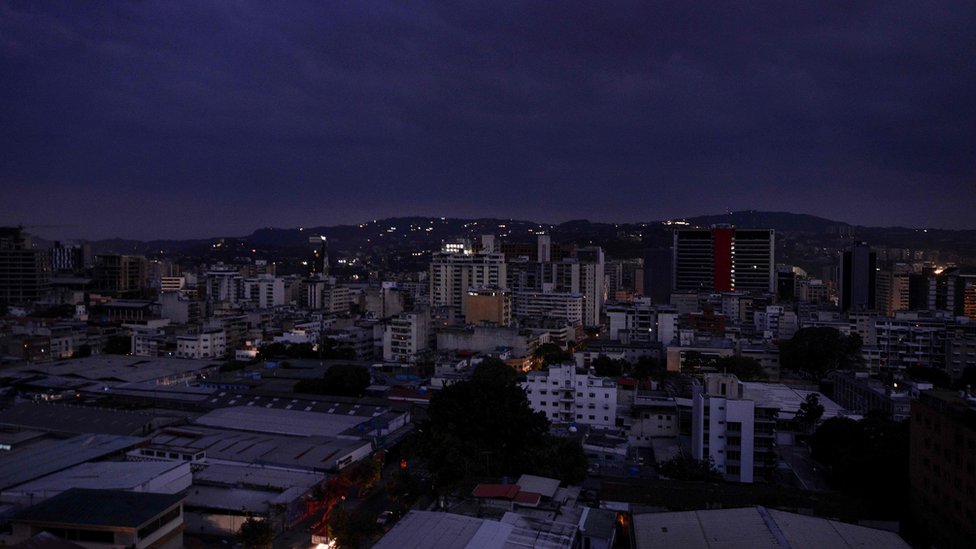 Blackout in Caracas