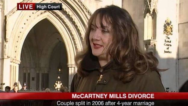 Es frecuente ver a Vardag en televisión opinando sobre divorcios famosos, como el del exBeatle Paul McCartney, en 2006. Vardag en una entrevista de televisión