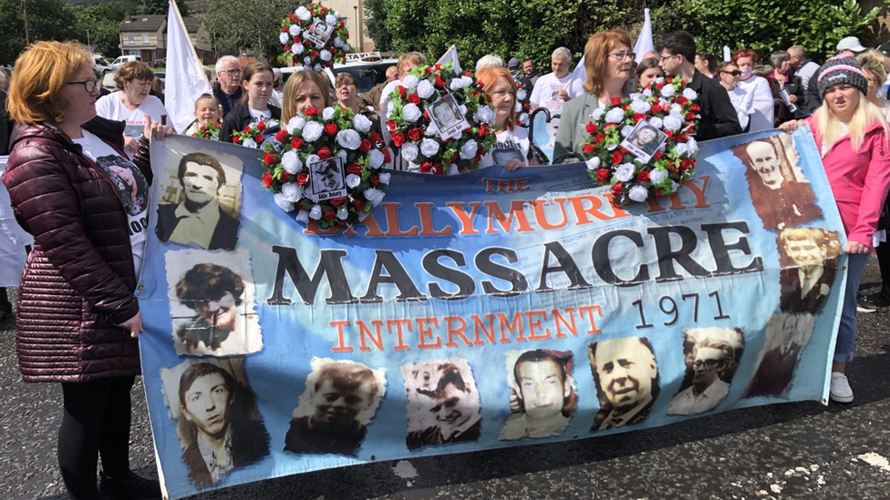 Tributes Paid to First Victim of 1971 Ballymurphy Massacre at West Belfast Memorial