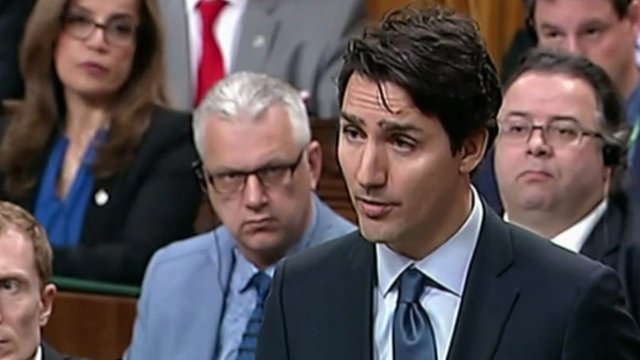 Trudeau Says Sorry Again For Elbowing MP In Parliament - BBC News