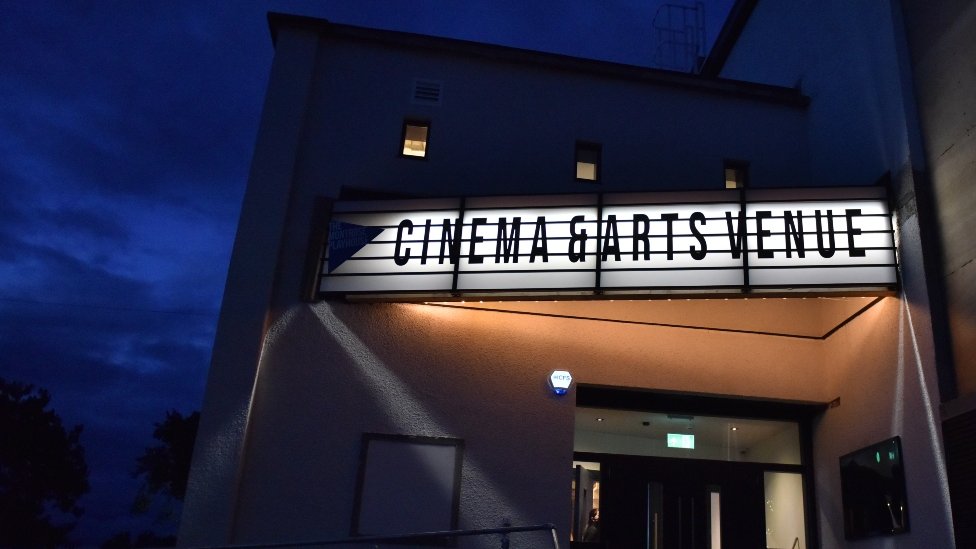 derelict swimming pool makes splash as new montrose cinema bbc news derelict swimming pool makes splash as new montrose cinema bbc news