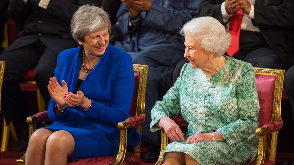Theresa May and the Queen