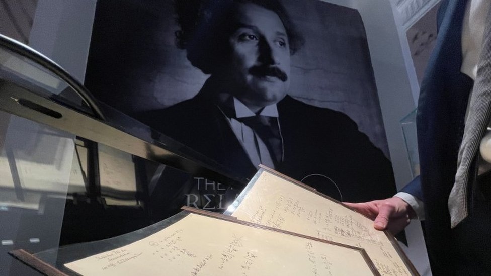 El manuscrito de Einstein