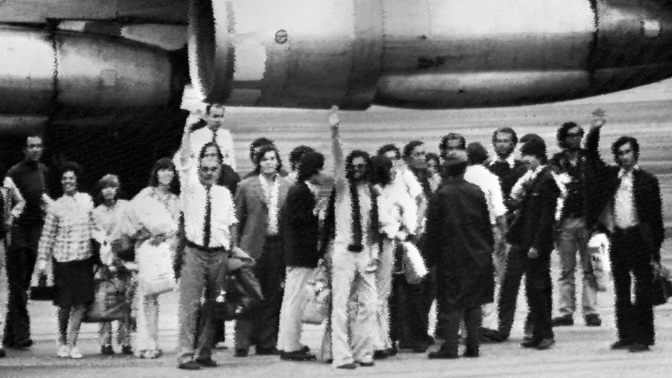 Los 16 sobrevivientes fueron rescatados 72 días después del accidente aéreo (Foto: Getty Images/AFP). 16 sobrevivientes