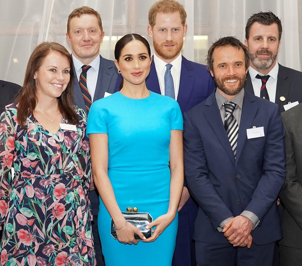 Принц Гарри, герцог Сассекский и Меган, герцогиня Сассекская, присутствуют на церемонии награждения The Endeavour Fund Awards в Mansion House