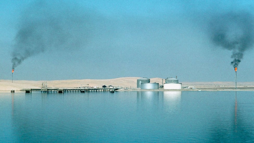 Producción de gas en Qatar