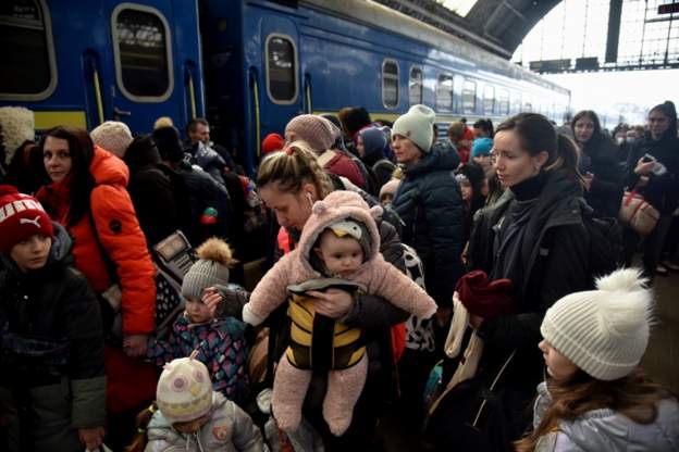 vozovi izbeglice Ukrajina