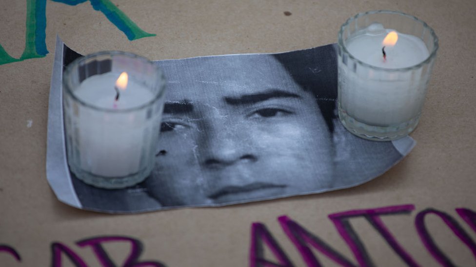 Una ofrenda para migrantes fallecidos en Ciudad Juárez