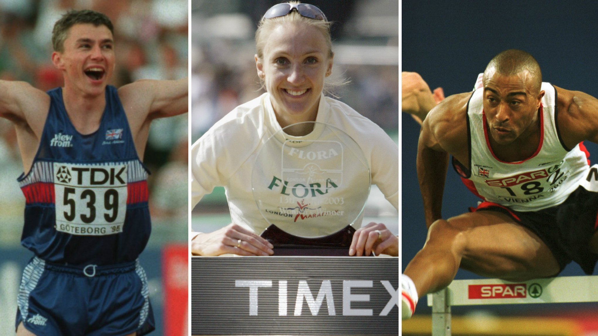 Ninguno de los tres atletas británicos cuyas marcas permanecen vigentes dio positivo por dopaje en sus carreras. Jonathan Edwards, Paula Radcliffe, Colin Jackson