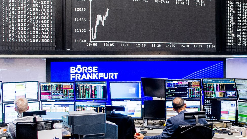 Торговая площадка фондовой биржи Deutsche Boerse, 4 ноября 2020 г.