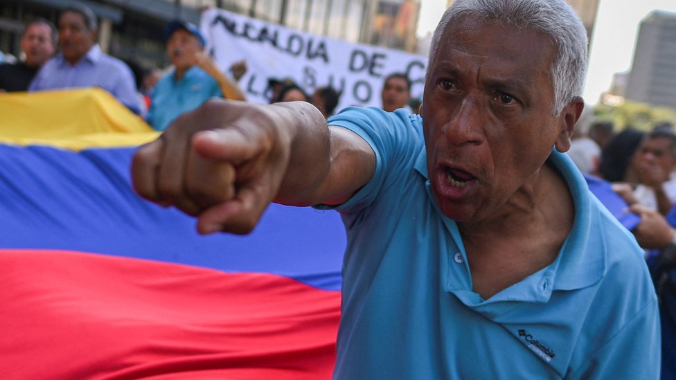 El 1 de mayo muchos venezolanos salieron a protestar sobre todo por los salarios del sector público.