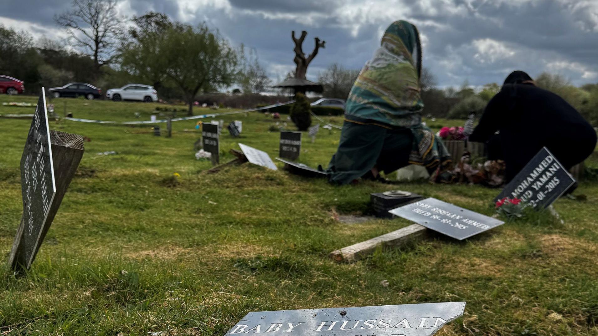 Grave damage is Islamophobic hate crime, police say - BBC News
