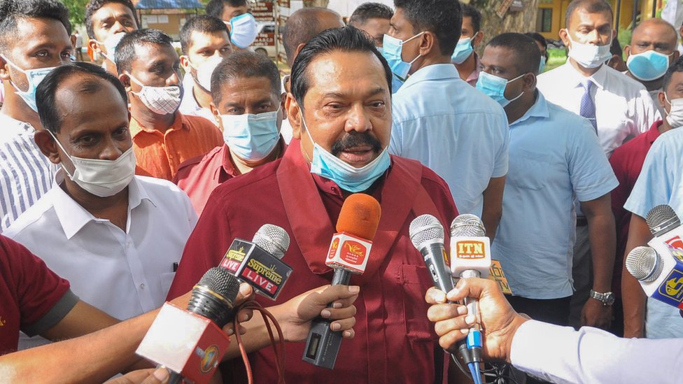 Sri Lanka Election Rajapaksa Brothers Win Super Majority Bbc News 