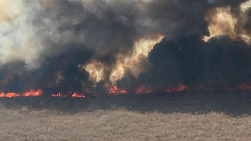 Incendios en Bolivia.